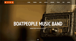 Desktop Screenshot of boatpeoplemusicband.com